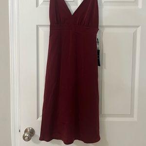 Lulus dress new with tags burgundy